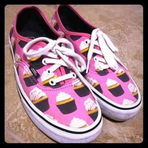 Vans Pink Cupcake Sneakers 7.5